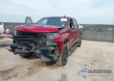 2021 Chevrolet Silverado 1500 4Wd Short Bed Lt Trail Boss z USA, uszkodzony, nr VIN 1GCPYFED0MZ168406